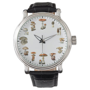 Pulsera Reloj de hongos - Bella Artes de hongos vendimios