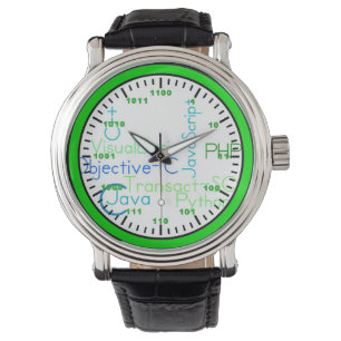 Pulsera Reloj de informática binario