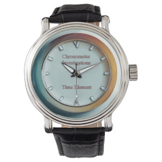 Pulsera Reloj de Investigaciones Cronómetro Elemento de Ti