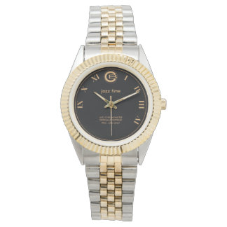 Pulsera Reloj de jazz - dial negro