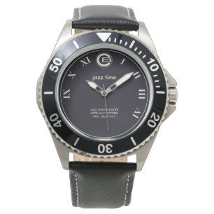 Pulsera Reloj de Jazz: negro estilo buceo