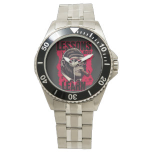 Pulsera Reloj de jefe gorila hombres/mujeres