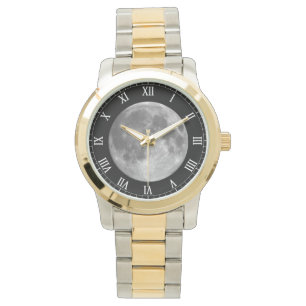 Pulsera Reloj de la astronomía de la Luna Llena