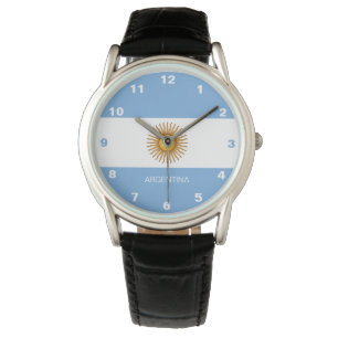 Pulsera Reloj de la bandera de la Argentina