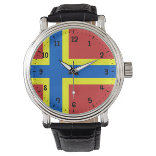 Pulsera Reloj de la bandera de las Orcadas