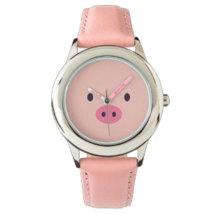 Pulsera Reloj de la cara del cerdo