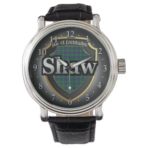 Pulsera Reloj de la celebración de Shaw Escocia del clan