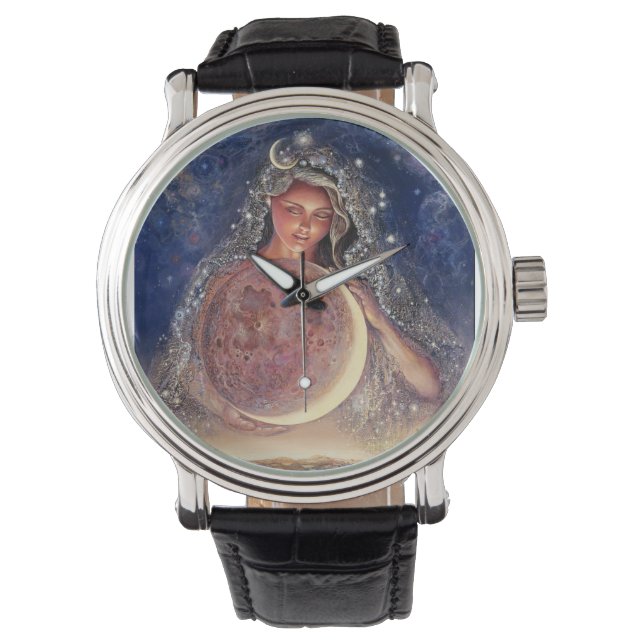 Pulsera Reloj de la diosa de la luna (Anverso)