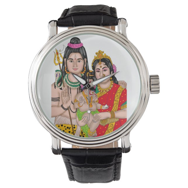 Pulsera Reloj de la Familia de Shiva (Anverso)