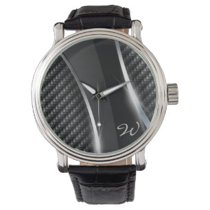 Pulsera Reloj de la fibra de carbono 3