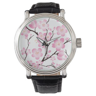 Pulsera Reloj de la flor de cerezo