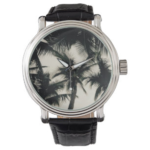 Pulsera Reloj de la foto de la palmera por