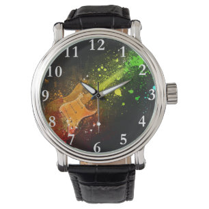 Pulsera Reloj de la guitarra eléctrica