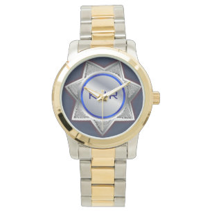 Pulsera Reloj de la insignia del sheriff de encargo del