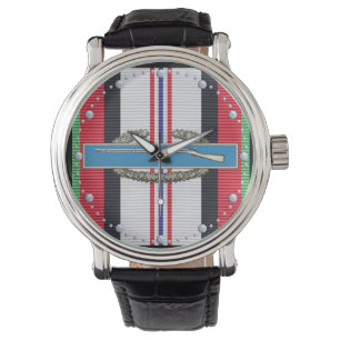 Pulsera Reloj de la insignia del soldado de infantería de
