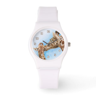 Pulsera Reloj de la jirafa y del becerro