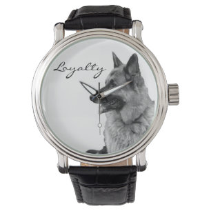 Pulsera Reloj de la lealtad del pastor alemán