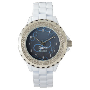 Pulsera Reloj de la mano del empollón del infinito el   d