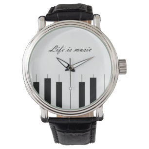 Pulsera Reloj de la mujer del piano