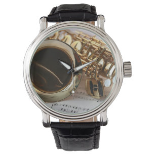 Pulsera Reloj de la música del saxofón