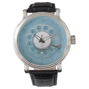 Pulsera Reloj de la novedad del dial rotatorio del vintage