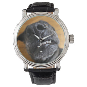 Pulsera Reloj de la parrilla del zurdo