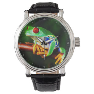 Pulsera Reloj de la rana 1 y opciones del número