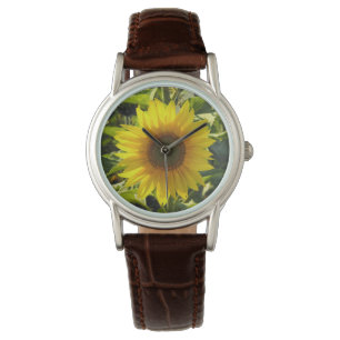 Pulsera Reloj de la sensación del girasol