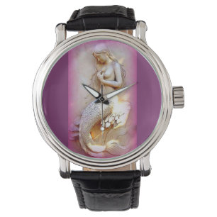 Pulsera reloj de la sentada de la sirena