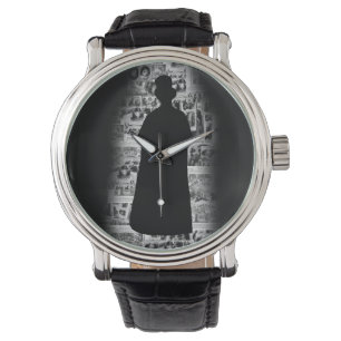 Pulsera Reloj de la silueta de Jack the Ripper