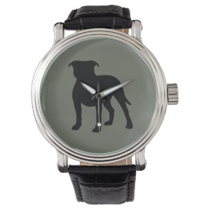 Pulsera Reloj de la silueta de Pitbull