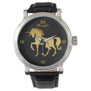 Pulsera Reloj de la silueta del unicornio del baile