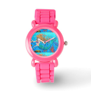 Pulsera reloj de la sirena de la fantasía