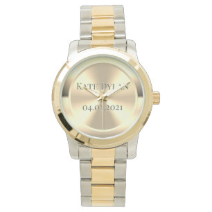 Pulsera Reloj de latón grabado en personalizado