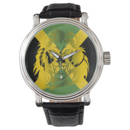 Pulsera Reloj de León Jamaicano