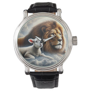 Pulsera Reloj de leones y corderos