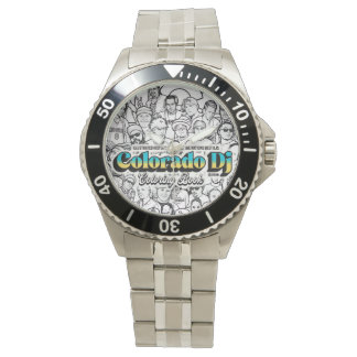 Pulsera Reloj de libro para colorear de Djs de Colorado
