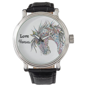 Pulsera Reloj de los caballos del amor