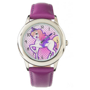 Pulsera Reloj de los chicas del unicornio