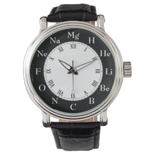 Pulsera Reloj de los elementos de tabla periódica de la