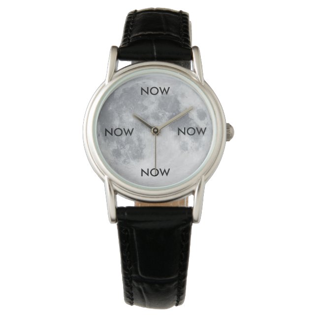 Pulsera Reloj de Luna del Ahora Eterno (Anverso)