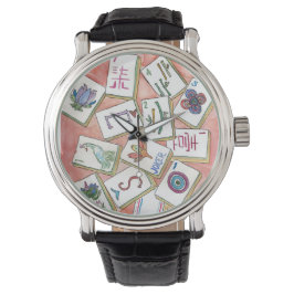 Pulsera Reloj de Mahjong melocotón