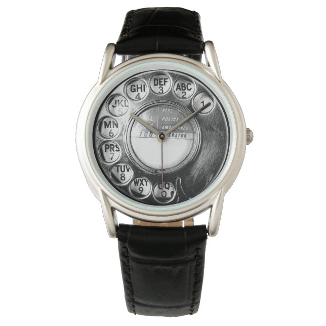 Pulsera Reloj de marcado de teléfono retro (Anverso)