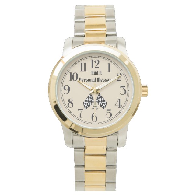 Pulsera Reloj de marcas de verificación cruzadas (Anverso)