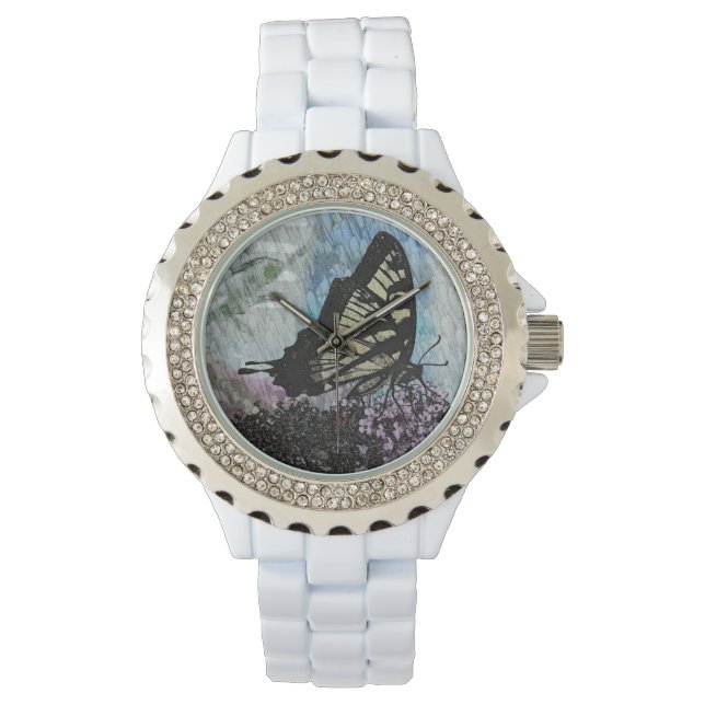 Pulsera Reloj de mariposa único (Anverso)