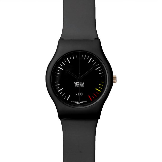 Pulsera Reloj de Moto Guzzi - tacómetro negro 850 T3 (De cerca)