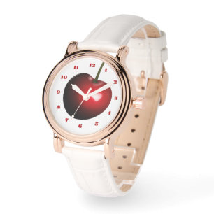 Pulsera Reloj de mujer con cereza roja