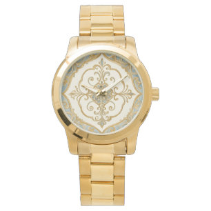 Pulsera Reloj de mujer de lujo, patrón de estilo europeo R