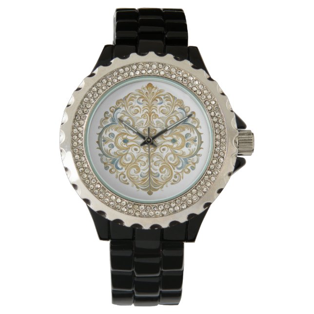 Pulsera Reloj de mujer, diseño de patrón Mozaik eWatch Wat (Anverso)