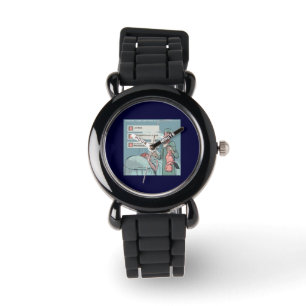 Pulsera Reloj de mujer divertido nacido para twittear